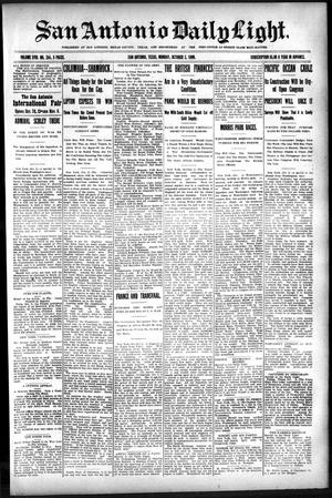 San Antonio Daily Light. (San Antonio, Tex.), Vol. 18, No. 254, Ed. 1 Monday, October 2, 1899