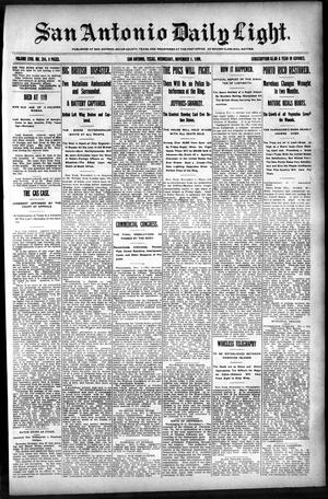 San Antonio Daily Light. (San Antonio, Tex.), Vol. 18, No. 284, Ed. 1 Wednesday, November 1, 1899