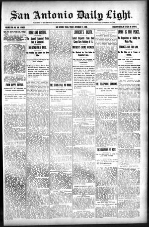 San Antonio Daily Light. (San Antonio, Tex.), Vol. 18, No. 300, Ed. 1 Friday, November 17, 1899