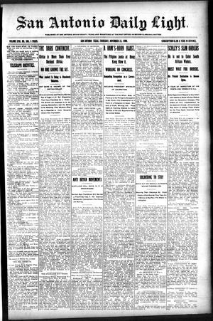 San Antonio Daily Light. (San Antonio, Tex.), Vol. 18, No. 306, Ed. 1 Thursday, November 23, 1899