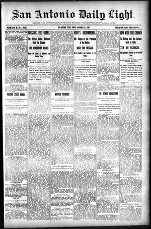 San Antonio Daily Light. (San Antonio, Tex.), Vol. 18, No. 307, Ed. 1 Friday, November 24, 1899
