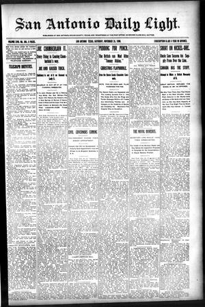 San Antonio Daily Light. (San Antonio, Tex.), Vol. 18, No. 308, Ed. 1 Saturday, November 25, 1899