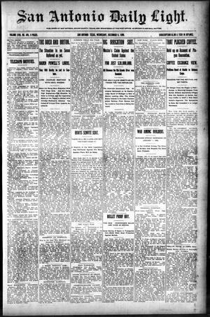 San Antonio Daily Light. (San Antonio, Tex.), Vol. 18, No. 408, Ed. 1 Wednesday, December 6, 1899