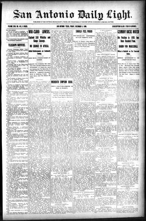 San Antonio Daily Light. (San Antonio, Tex.), Vol. 18, No. 410, Ed. 1 Friday, December 8, 1899