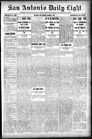 San Antonio Daily Light. (San Antonio, Tex.), Vol. 18, No. 315, Ed. 1 Wednesday, December 13, 1899