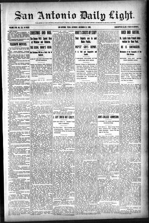 San Antonio Daily Light. (San Antonio, Tex.), Vol. 18, No. 325, Ed. 1 Saturday, December 23, 1899