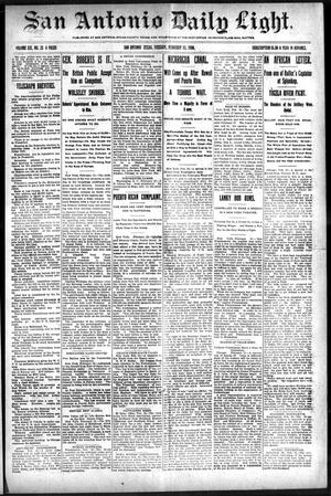 San Antonio Daily Light. (San Antonio, Tex.), Vol. 19, No. 25, Ed. 1 Tuesday, February 13, 1900
