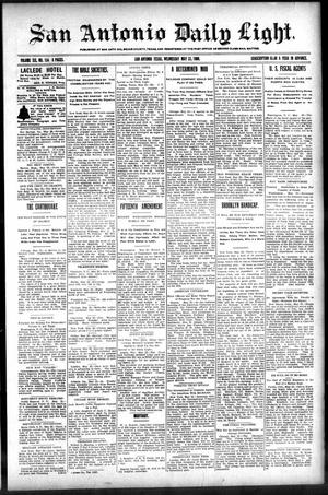San Antonio Daily Light. (San Antonio, Tex.), Vol. 19, No. 154, Ed. 1 Wednesday, May 23, 1900