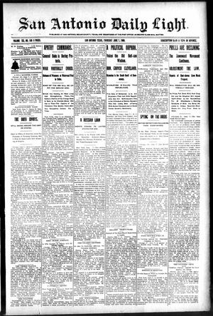 San Antonio Daily Light. (San Antonio, Tex.), Vol. 19, No. 169, Ed. 1 Thursday, June 7, 1900