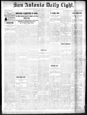 San Antonio Daily Light. (San Antonio, Tex.), Vol. 19, No. 207, Ed. 1 Tuesday, July 17, 1900