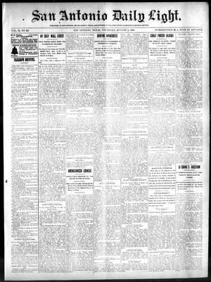 San Antonio Daily Light. (San Antonio, Tex.), Vol. 19, No. 223, Ed. 1 Thursday, August 2, 1900