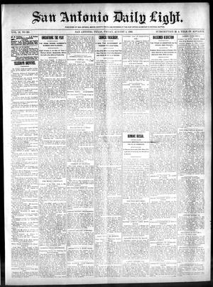San Antonio Daily Light. (San Antonio, Tex.), Vol. 19, No. 224, Ed. 1 Friday, August 3, 1900