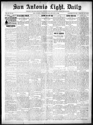 San Antonio Daily Light. (San Antonio, Tex.), Vol. 19, No. 234, Ed. 1 Monday, August 13, 1900