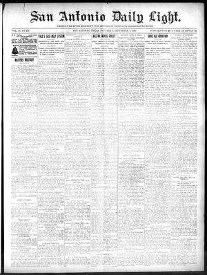 San Antonio Daily Light. (San Antonio, Tex.), Vol. 19, No. 259, Ed. 1 Saturday, September 8, 1900