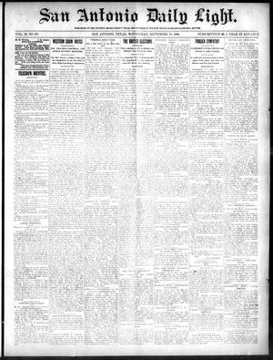 San Antonio Daily Light. (San Antonio, Tex.), Vol. 19, No. 270, Ed. 1 Wednesday, September 19, 1900