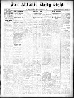 San Antonio Daily Light. (San Antonio, Tex.), Vol. 19, No. 272, Ed. 1 Friday, September 21, 1900