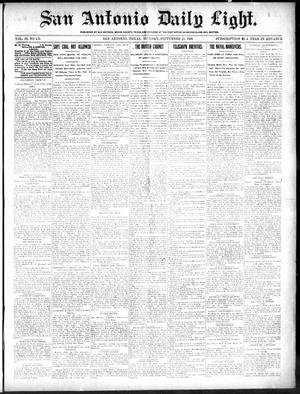 San Antonio Daily Light. (San Antonio, Tex.), Vol. 19, No. 275, Ed. 1 Monday, September 24, 1900