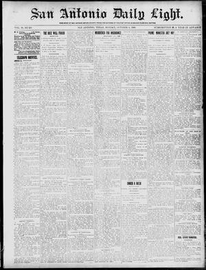 San Antonio Daily Light. (San Antonio, Tex.), Vol. 19, No. 289, Ed. 1 Monday, October 8, 1900