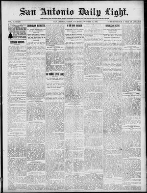 San Antonio Daily Light. (San Antonio, Tex.), Vol. 19, No. 292, Ed. 1 Thursday, October 11, 1900