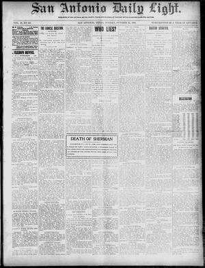 San Antonio Daily Light. (San Antonio, Tex.), Vol. 19, No. 303, Ed. 1 Monday, October 22, 1900