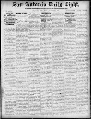San Antonio Daily Light. (San Antonio, Tex.), Vol. 19, No. 321, Ed. 1 Monday, November 19, 1900