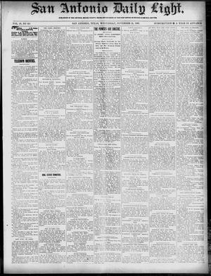 San Antonio Daily Light. (San Antonio, Tex.), Vol. 19, No. 323, Ed. 1 Wednesday, November 21, 1900