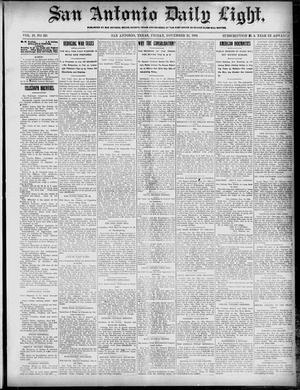 San Antonio Daily Light. (San Antonio, Tex.), Vol. 19, No. 325, Ed. 1 Friday, November 23, 1900