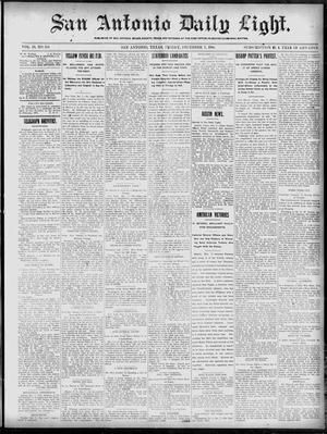 San Antonio Daily Light. (San Antonio, Tex.), Vol. 19, No. 338, Ed. 1 Friday, December 7, 1900