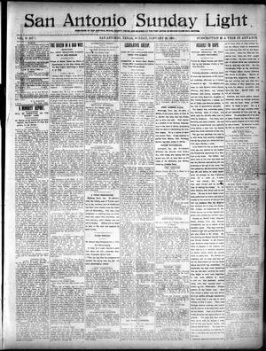 San Antonio Sunday Light (San Antonio, Tex.), Vol. 20, No. 1, Ed. 1 Sunday, January 20, 1901