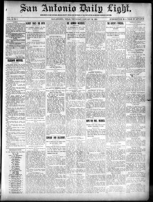 San Antonio Daily Light. (San Antonio, Tex.), Vol. 20, No. 5, Ed. 1 Thursday, January 24, 1901