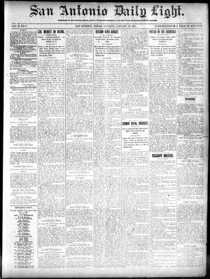 San Antonio Daily Light. (San Antonio, Tex.), Vol. 20, No. 9, Ed. 1 Monday, January 28, 1901