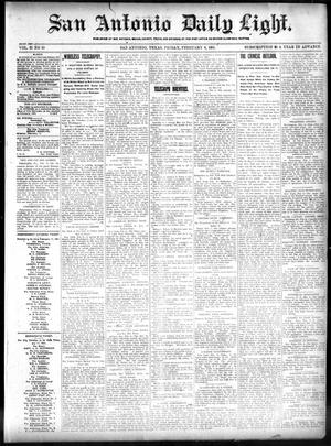 San Antonio Daily Light. (San Antonio, Tex.), Vol. 20, No. 20, Ed. 1 Friday, February 8, 1901