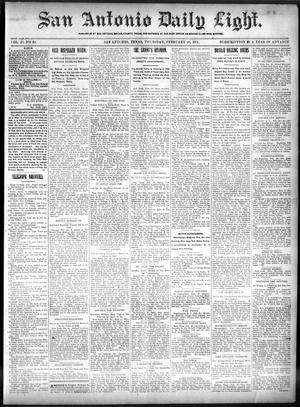 San Antonio Daily Light. (San Antonio, Tex.), Vol. 20, No. 40, Ed. 1 Thursday, February 28, 1901