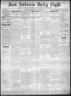 San Antonio Daily Light. (San Antonio, Tex.), Vol. 20, No. 45, Ed. 1 Tuesday, March 5, 1901