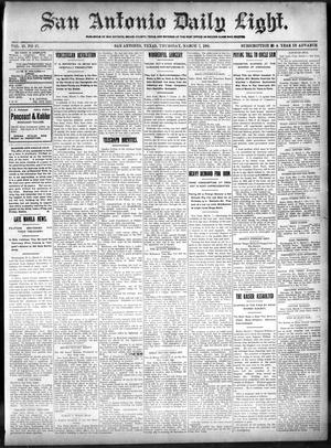 San Antonio Daily Light. (San Antonio, Tex.), Vol. 20, No. 47, Ed. 1 Thursday, March 7, 1901