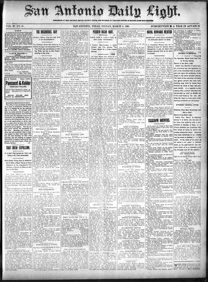 San Antonio Daily Light. (San Antonio, Tex.), Vol. 20, No. 48, Ed. 1 Friday, March 8, 1901