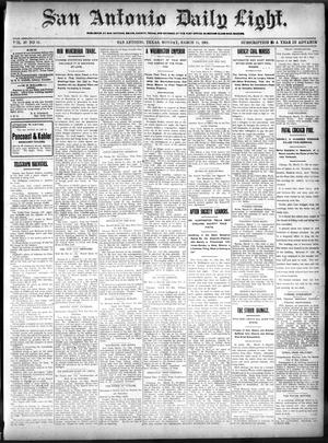 San Antonio Daily Light. (San Antonio, Tex.), Vol. 20, No. 51, Ed. 1 Monday, March 11, 1901