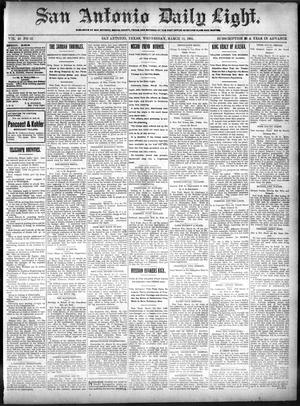 San Antonio Daily Light. (San Antonio, Tex.), Vol. 20, No. 53, Ed. 1 Wednesday, March 13, 1901