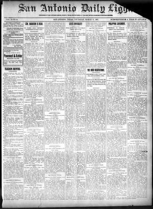 San Antonio Daily Light. (San Antonio, Tex.), Vol. 20, No. 54, Ed. 1 Thursday, March 14, 1901