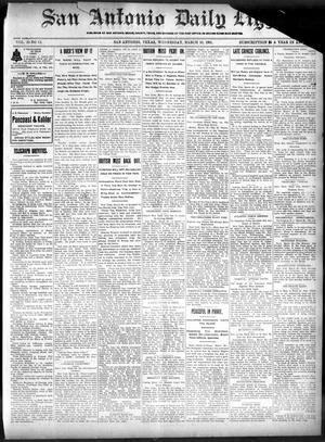San Antonio Daily Light. (San Antonio, Tex.), Vol. 20, No. 60, Ed. 1 Wednesday, March 20, 1901