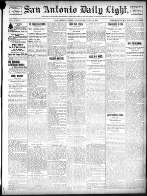 San Antonio Daily Light. (San Antonio, Tex.), Vol. 20, No. 81, Ed. 1 Wednesday, April 10, 1901