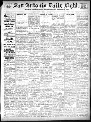 San Antonio Daily Light. (San Antonio, Tex.), Vol. 20, No. 82, Ed. 1 Thursday, April 11, 1901