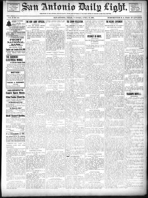 San Antonio Daily Light. (San Antonio, Tex.), Vol. 20, No. 101, Ed. 1 Tuesday, April 30, 1901