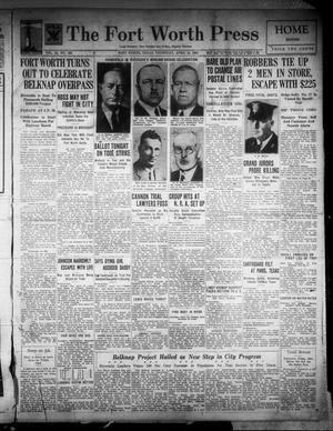 The Fort Worth Press (Fort Worth, Tex.), Vol. 13, No. 165, Ed. 1 Thursday, April 12, 1934