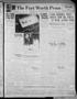 Thumbnail image of item number 1 in: 'The Fort Worth Press (Fort Worth, Tex.), Vol. 13, No. 210, Ed. 1 Monday, June 4, 1934'.