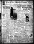 Thumbnail image of item number 1 in: 'The Fort Worth Press (Fort Worth, Tex.), Vol. 19, No. 82, Ed. 1 Friday, January 5, 1940'.