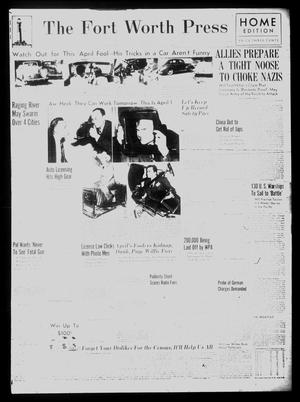 The Fort Worth Press (Fort Worth, Tex.), Vol. [19], No. [156], Ed. 1 Monday, April 1, 1940