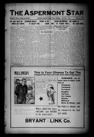 The Aspermont Star (Aspermont, Tex.), Vol. 16, No. 15, Ed. 1 Thursday, October 30, 1913