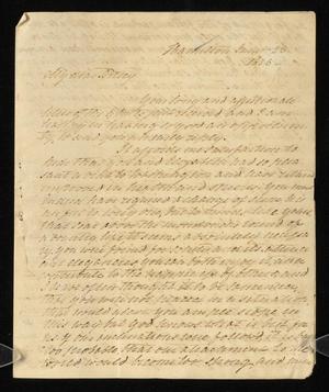 [Letter from Sarah Upshur Teackle Bancker to Elizabeth Upshur Teackle, June 23, 1826]