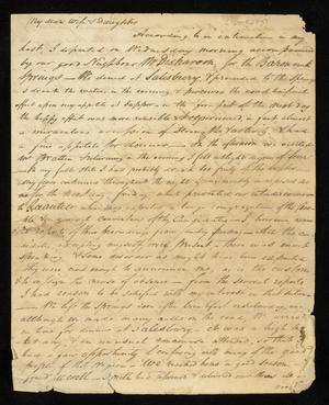 [Letter from Littleton D. Teackle to Elizabeth Upshur Teackle and Elizabeth Ann Upshur Teackle, September 9, 1827]